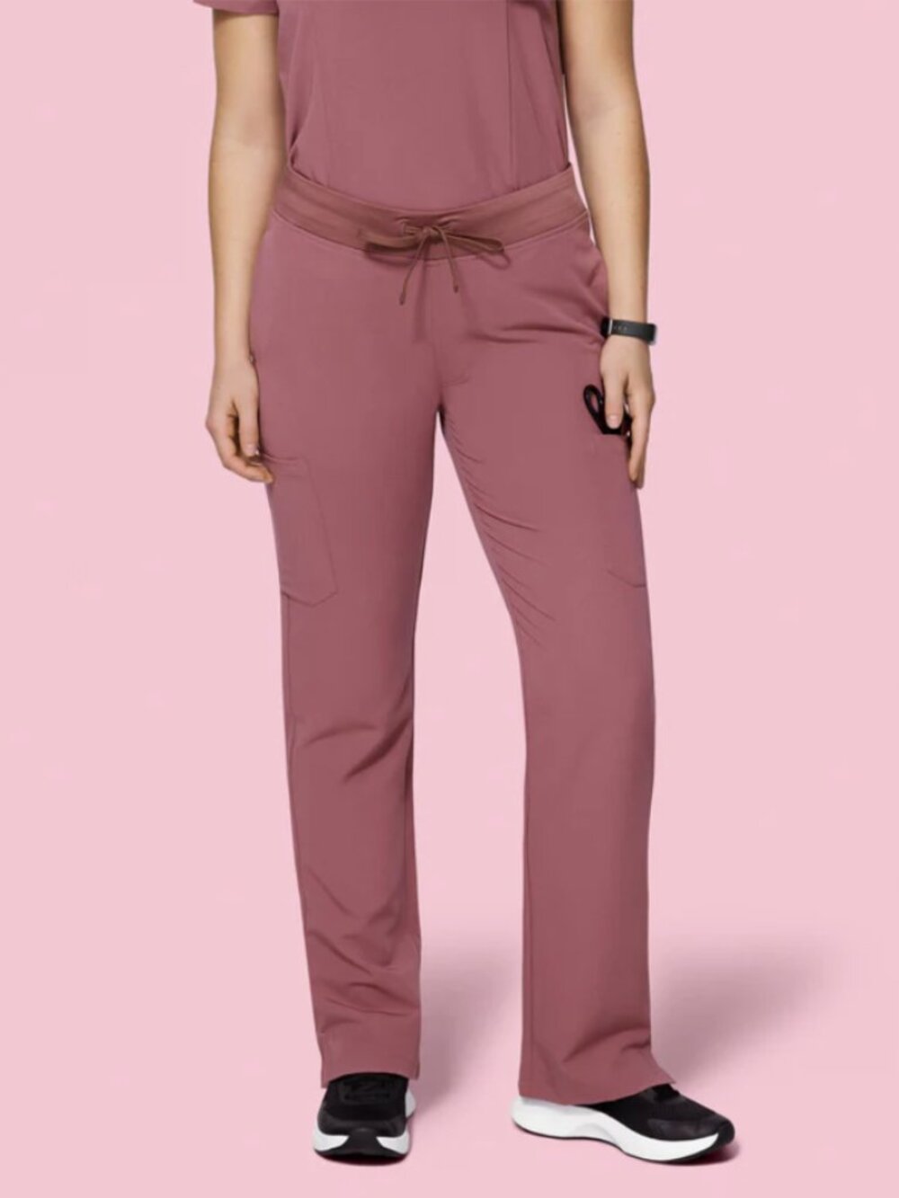 Mandala Mauve Scrub Pants